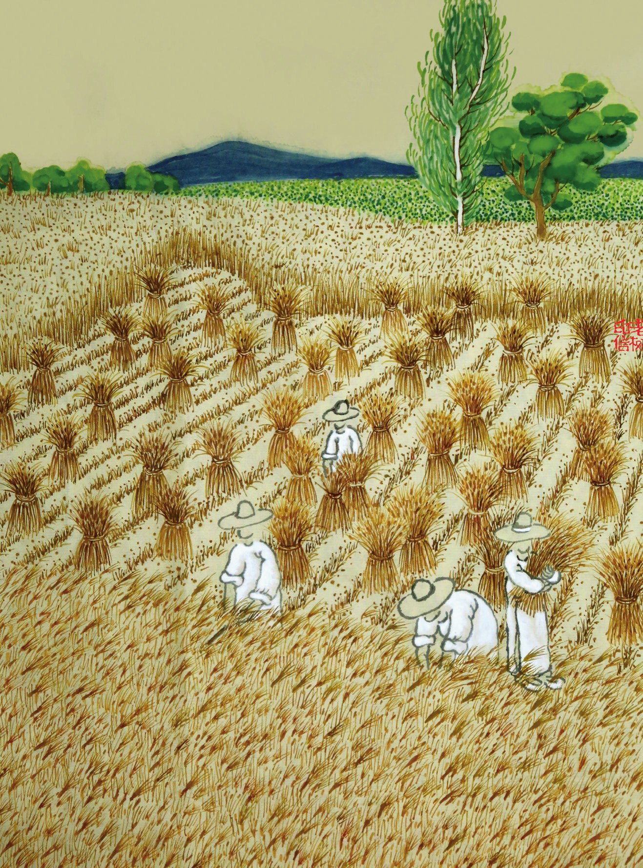 老树 芒种 画